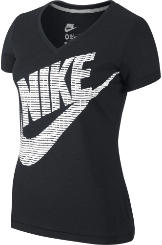  Футболка женская Nike Futura Line Shine  Черный  S